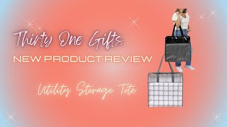 Thirty One Gifts  New product Review Utility Storage Tote [upl. by Turley]