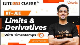 Limits and Derivatives Class 11  One Shot  Marathon  JEE Main  JEE Advanced Arvind Kalia  VJEE [upl. by Bordiuk]