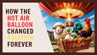 How the Hot Air Balloon Changed Aviation Forever history invention historyfacts hotairballoon [upl. by Silver]