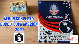 COPA AMÉRICA Y EURO 2024  ÁLBUM COMPLETO 3 REYES [upl. by Yuria]