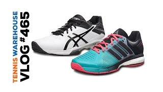 SNEAK PEEK New adidas Asics amp Head tennis shoes for 2016  VLOG 465 [upl. by Bellew]