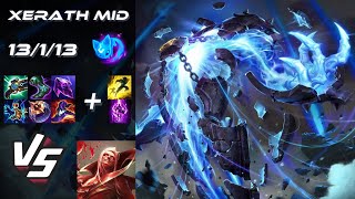 Xerath Mid vs Vladimir  EU Challenger Patch 1451 [upl. by Idnat701]