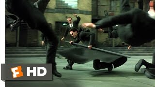 The Matrix Reloaded 26 Movie CLIP  The Burly Brawl 2003 HD [upl. by Fotzsyzrk]