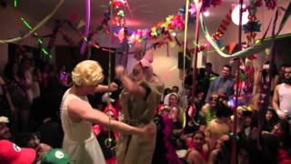 Bride amp Pig Poke Harlem Shake Video  Annual Mega Maske Party 2013 [upl. by Llenaej]