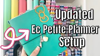 APRIL SETUP  ERIN CONDREN PETITE PLANNER FOLIO SYSTEM [upl. by Enyawud]