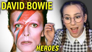 David Bowie  Heroes  Singer Reacts amp Musician Analysis [upl. by Yentruocal]