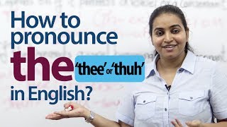 How to Pronounce quotthequot in English  English Pronunciation amp Grammar lesson [upl. by Gnal73]