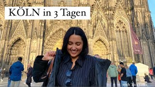 KÖLN in 3 Tagen vlog [upl. by Akcimahs]