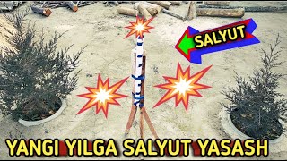 SALYUT TAYYORLASH Salyut yasash ajoyibYangi yilga salyut yasash Yangi yil uchun salyut 2021yil [upl. by Yzdnil]