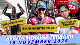 Komentar Bagnaia Usai Gagal Juara 😭 Pedrosa Gelar Martin Seumur Hidup 🥰 Bastia Marah ke Aleix [upl. by Lidah844]