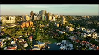 Drone Australia Mid Week Movie 051  Milson Park Kirribilli Sydney  4K DJI Mavic UAV Photography [upl. by Anyaled]