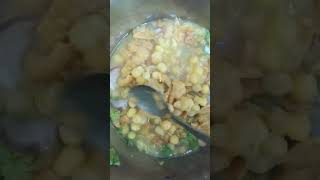 I made chotpoti and fuchka at home Fresh food🤤😋🍽️ [upl. by Arykahs]