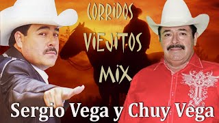 Top Grandes Éxitos de Chuy Vega y Sergio Vega  Puros Corridos Viejitos  Mix Para Pistear [upl. by English80]