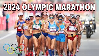 the 2024 OLYMPIC MARATHONParis [upl. by Eddy]