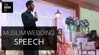 quotLike The Garmentquot  Amazing Muslim Wedding Speech  TheNikahCo [upl. by Eldred983]