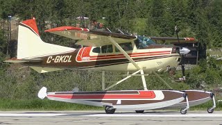 Cessna A185F Skywagon Takeoff [upl. by Howey307]