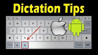 Voice Dictation 101 For Android amp iOS  Capitalizing And Starting A New Line [upl. by Rein]