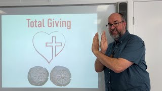 Address Sunday 10th November Mark 123844 Total Giving lutheransermondiscipleshipjesusliving [upl. by Yorke]