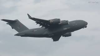 2x Boeing C17 Globemaster IIIC130J amp C130H at Butterworth WMKBBWH [upl. by Macey447]