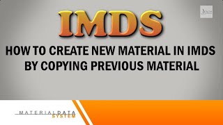 IMDS Tutorial  How to Create New Material in IMDS by Copying Previous Material Background Music [upl. by Asiralc]