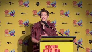 Sarah Keyworth wins Most Outstanding Show at the Melbourne International Comedy Festival [upl. by Jamnis]