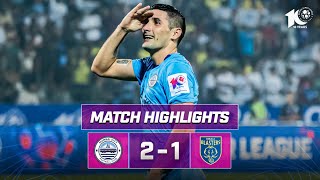 Match Highlights  Mumbai City FC 21 Kerala Blasters FC  MW 3  ISL 202324 [upl. by Rauch]