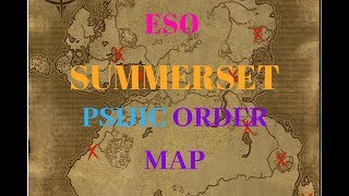 ESO SUMMERSET TIME BREACH LOCATION MAP [upl. by Ivatts]