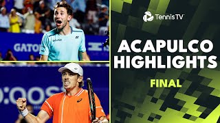 Alex De Minaur vs Casper Ruud For The Title 🏆  Acapulco 2024 Final Highlights [upl. by Nylatsirk55]