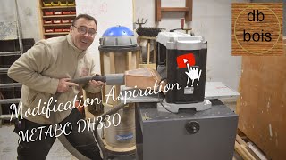 Modification de laspiration sur une Métabo DH330 [upl. by Anavoj]