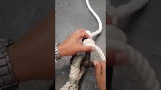 HOW TO TIE BOSUNS CHAIR USING MUNTER HITCH KNOT [upl. by Jen259]