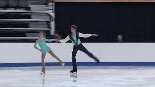 Lexi White  Jaxon Surbrook  Intermediate Pairs Free Skate  2025 Eastern Sectional Singles  U [upl. by Yrrac283]