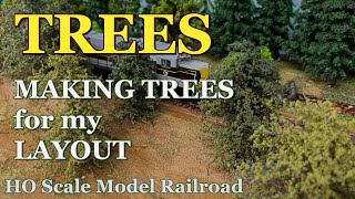 Making Trees for my HO Scale Model Railroad Layout ACHB 143 [upl. by Song747]