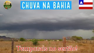 Muitas Trovoadas Chuva no Sertão da BAHIA v21 [upl. by Helbon]