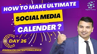 How To Create Social Media Content Calendar Template From Scratch And Implement It [upl. by Grega]