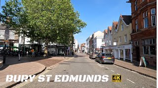 Bury St Edmunds  Suffolk UK  4K [upl. by Fionna94]