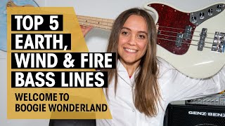 Top 5 Earth Wind and Fire Bass Lines  Verdine White  Thomann [upl. by Farrell]