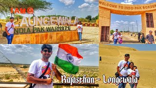 EP8  Indo Pak Border at Longewala  Sam to Longewala via Tanot Mata Temple and Border Post 609 [upl. by Weathers]