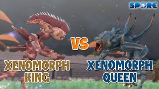 Xenomorph King vs Xenomorph Queen  Xenomorph Faceoff S1E10  SPORE [upl. by Mannos]