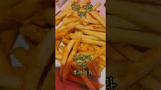 롯데리아 shorts mukbang lotteria kburger kfood 맛집 실비김치맛시즈닝 핫크리스피버거 [upl. by Dore805]