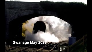 Swanage railway video May 2022  Part 2 steamy action [upl. by Notsirhc]