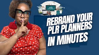 How to Create and Sell Digital Planners and Stickers  Rebrand your PLR Planner [upl. by Attennaj]