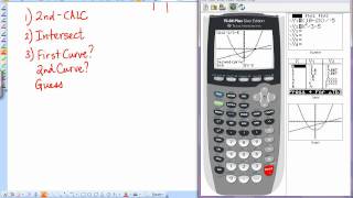 TI84  Solving Systems of Equations [upl. by Ennyroc]