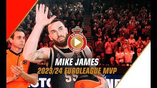 202324 EuroLeague MVP  Mike James The Natural [upl. by Napier]