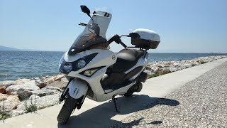 Daelim S3 Advance Maxi Scooter İncelemesi MotoVlog [upl. by Jann871]