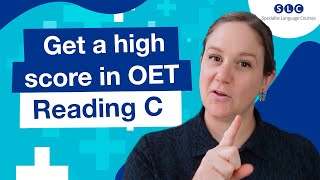 OET READING C Overcoming the subtest CHALLENGES [upl. by Regen]