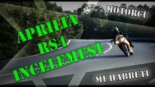 Aprilia RS4 125 İncelemesi [upl. by Lomaj]