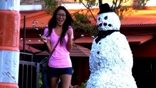 Scare Pranks with TheScarySnowMan [upl. by Finnigan70]