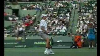 Lleyton Hewitt vs Andy Roddick Miami 2001  Quarterfinal [upl. by Starks]