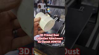 Printing the Dest Collection Attachment for the DeWalt DW735 Shorts Woodworking 3DPrinting [upl. by Niklaus]