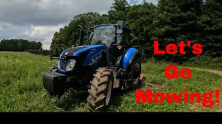 Mowing fields on the Christmas Tree Farm [upl. by Editha]